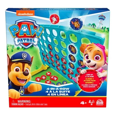Spin Master Gra 4 W Rzędzie Psi Patrol