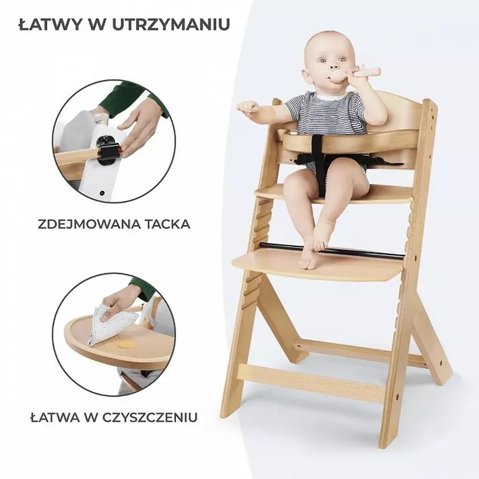 Kinderkraft Krzesłko do karmienia ENOCK + poduszka