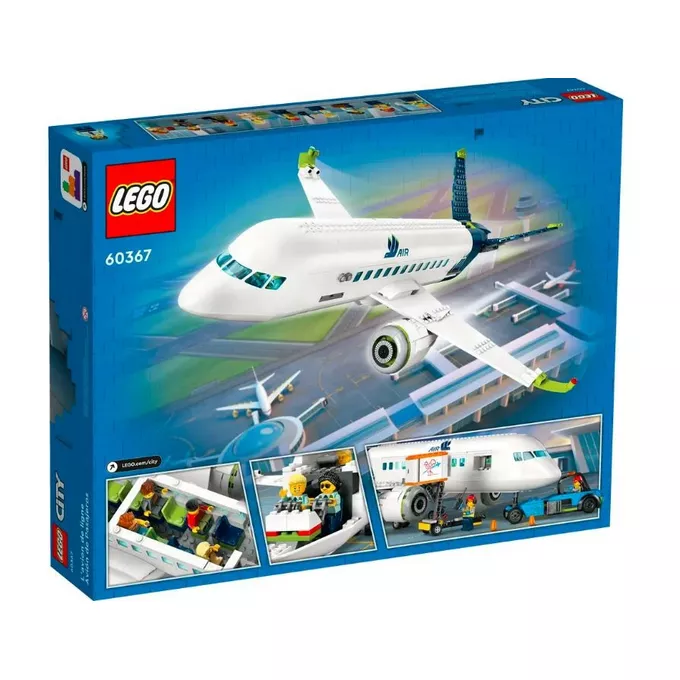 LEGO City 60367 Klocki Samolot pasażerski