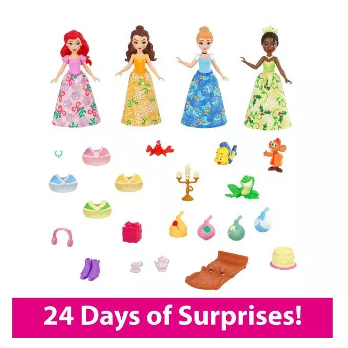 Mattel Kalendarz adwentowy księżniczki Disney Princess