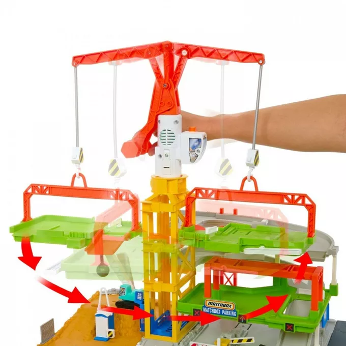 Mattel Zestaw Matchbox Prawdziwe Przygody Strefa budowy