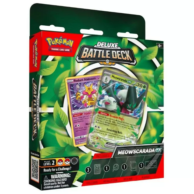 ポケモン　カセット Pokemon TCG Karty Deluxe Battle Deck Meowscarada ex
