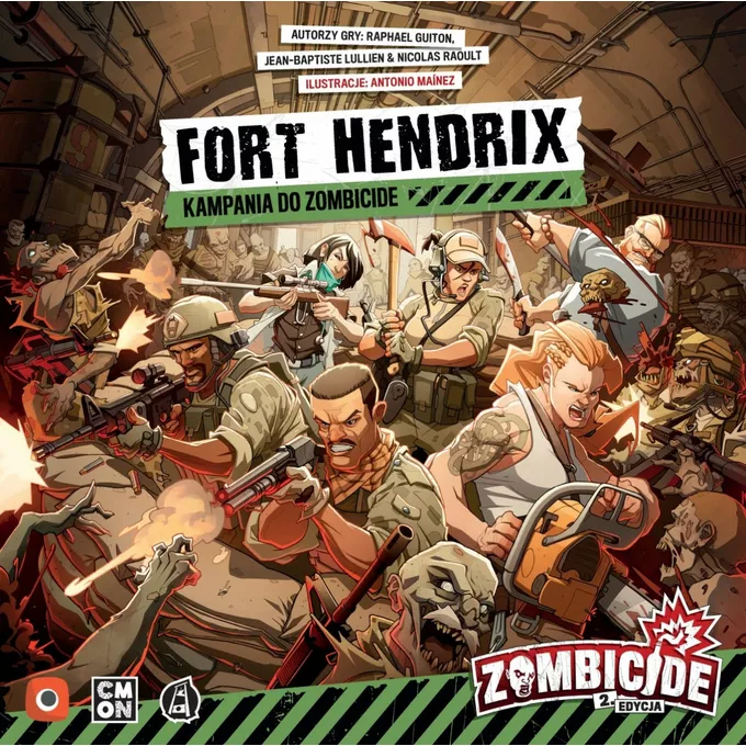 Portal Games Gra Zombicide 2 edycja Fort Hendrix Rozszerzenie