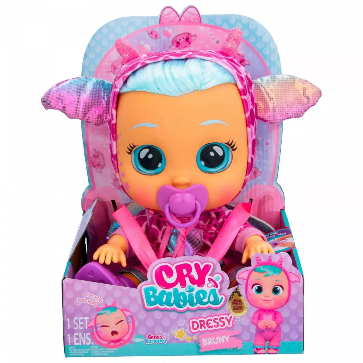 Tm Toys Lalka Cry Babies Dressy Fantasy Bruny