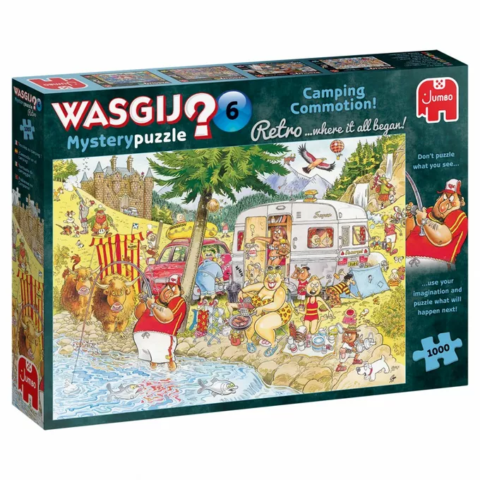 Tm Toys Puzzle 1000 elementów Wasgij Mystery Kamping