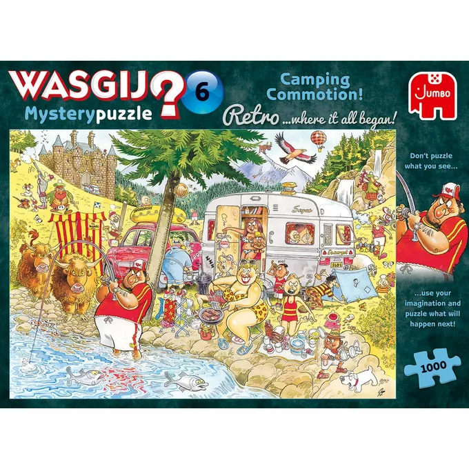Tm Toys Puzzle 1000 elementów Wasgij Mystery Kamping