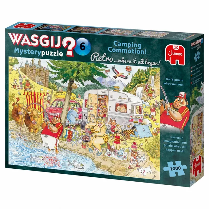 Tm Toys Puzzle 1000 elementów Wasgij Mystery Kamping