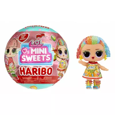 Mga Lalka L.O.L. Loves Mini Sweets X HARIBO display 18 sztuk