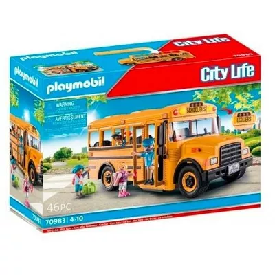 Playmobil Zestaw z figurkami City Life 7098 3 Autobus Szkolny