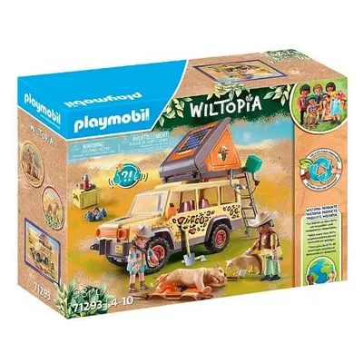 Playmobil Zestaw z figurkami Wiltopia 71293 Z samochodem terenowym wśród lwów