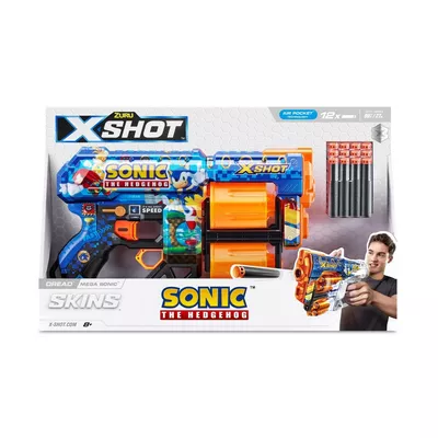 ZURU X-Shot X SHOT SKINS DREAD Sonic 12 STRZALEK MAGA