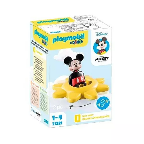 Playmobil Zestaw z figurką 1.2.3 Disney 71321 Myszka Miki i słoneczko-grzechotka