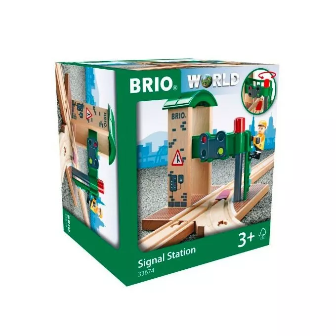 Brio Zestaw Zwrotnica z sygnalizacją