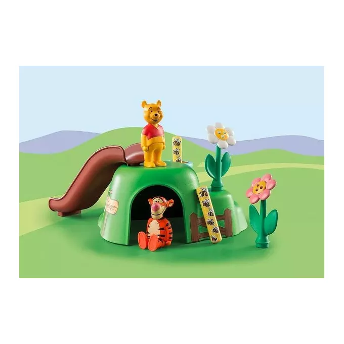 Playmobil Zestaw z figurkami 1.2.3 Disney 71317 Pszczeli ogród Kubusia Puchatka i Tygrysa