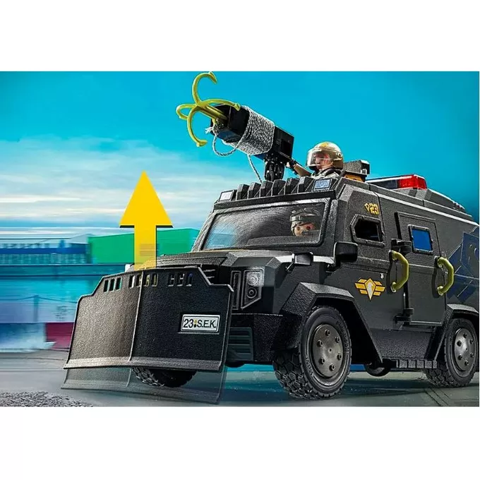 Playmobil Zestaw z pojazdem City Action 71144 Pojazd terenowy jednostki specjalnej