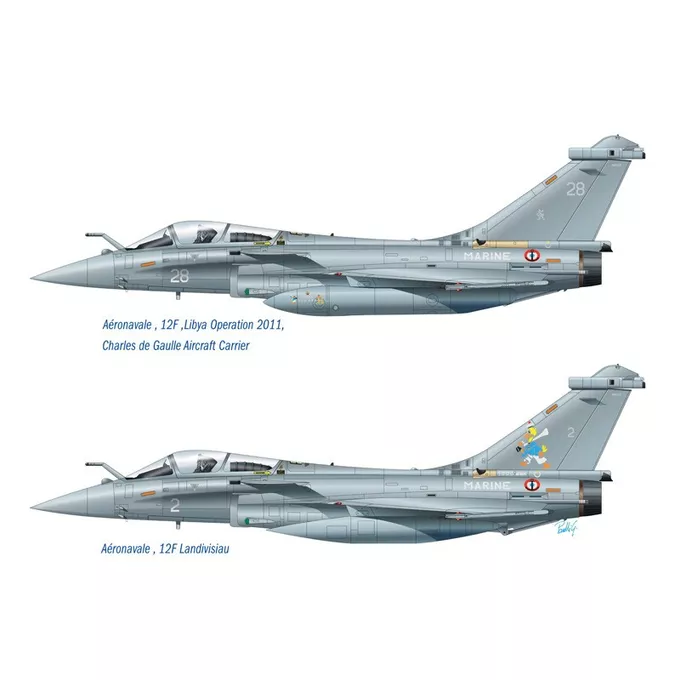 Italeri Model plastikowy Rafale M Operations Exterieures