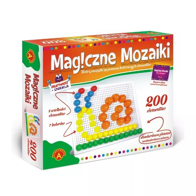 Magiczne Mozaiki  Edukacja 200 elementów