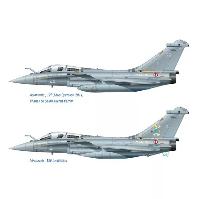 Model plastikowy Rafale M Operations Exterieures