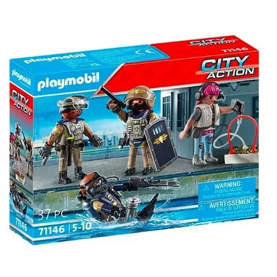 Playmobil Zestaw figurek jednostki specjalnej City Action 71146