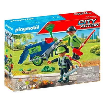 Playmobil Zestaw z figurkami City Action 71434 Zespół sprzatający miasto
