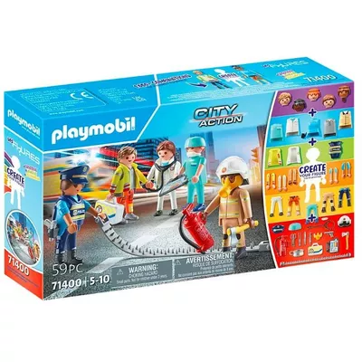 Playmobil Zestaw z figurkami Figures 71400 My Figures: Służby ratownicze
