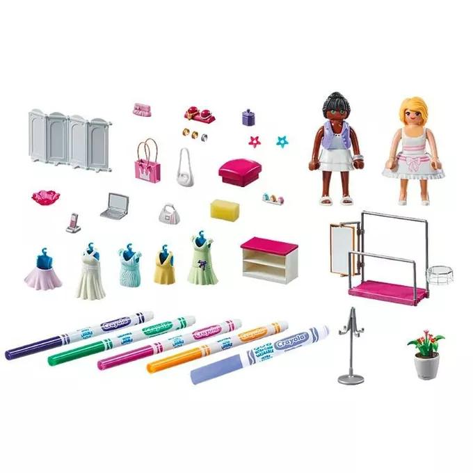Playmobil Zestaw z figurkami Color 71372 Butik z odzieżą