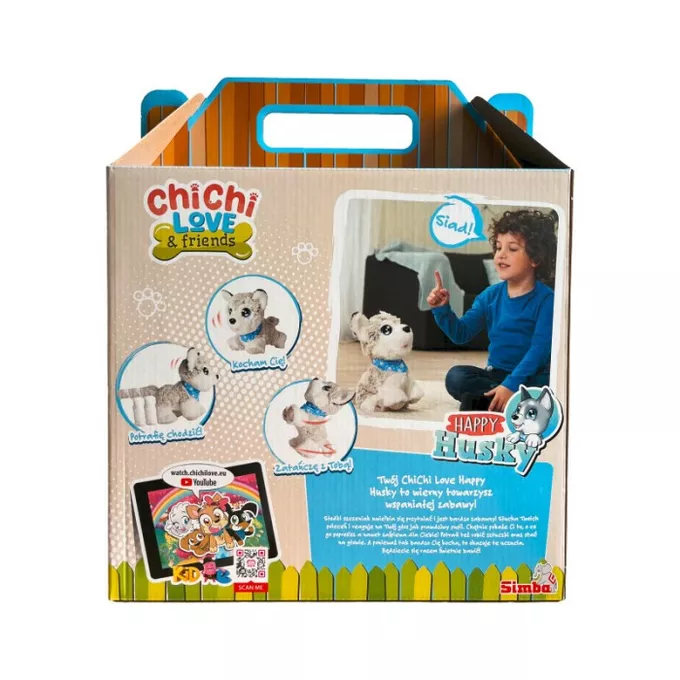Simba Maskotka interaktywna ChiChi Love Happy Husky