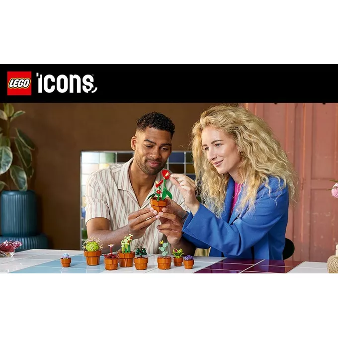 LEGO Klocki Icons 10329 Małe roślinki