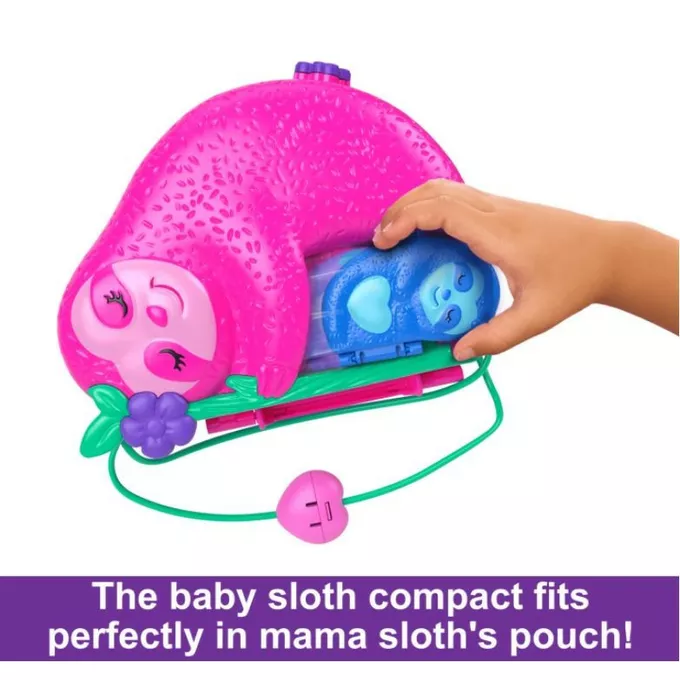 Mattel Zestaw Polly Pocket Sloth Family