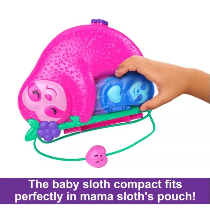Mattel Zestaw Polly Pocket Sloth Family