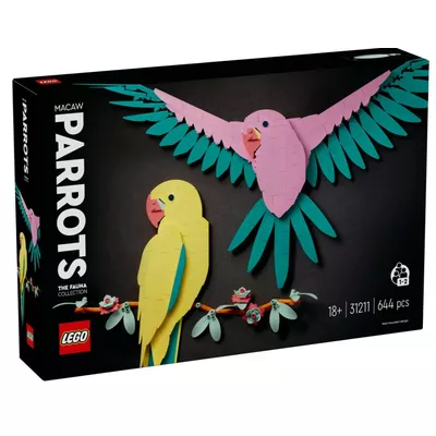 LEGO Klocki Art 31211 Kolekcja zwierząt: Papugi Ary