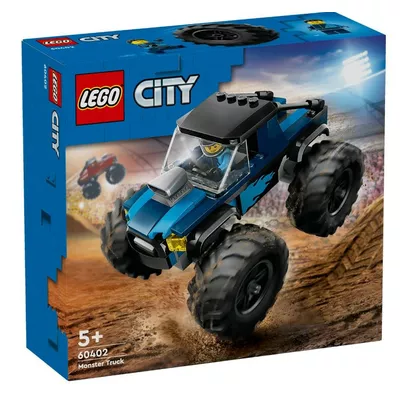 LEGO Klocki City 60402 Niebieski monster truck