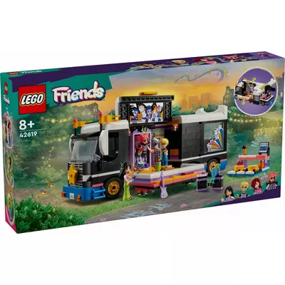 LEGO Klocki Friends 42619 Autobus koncertowy gwiazdy popu