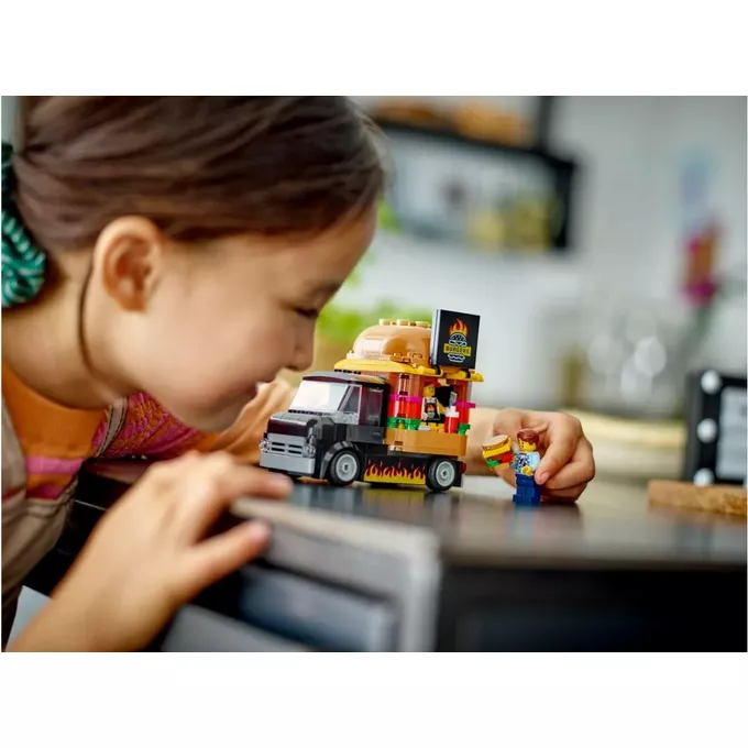 LEGO Klocki City 60404 Ciężarowka z burgerami