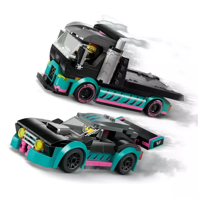 LEGO Klocki City 60406 Samochód wyścigowy i laweta