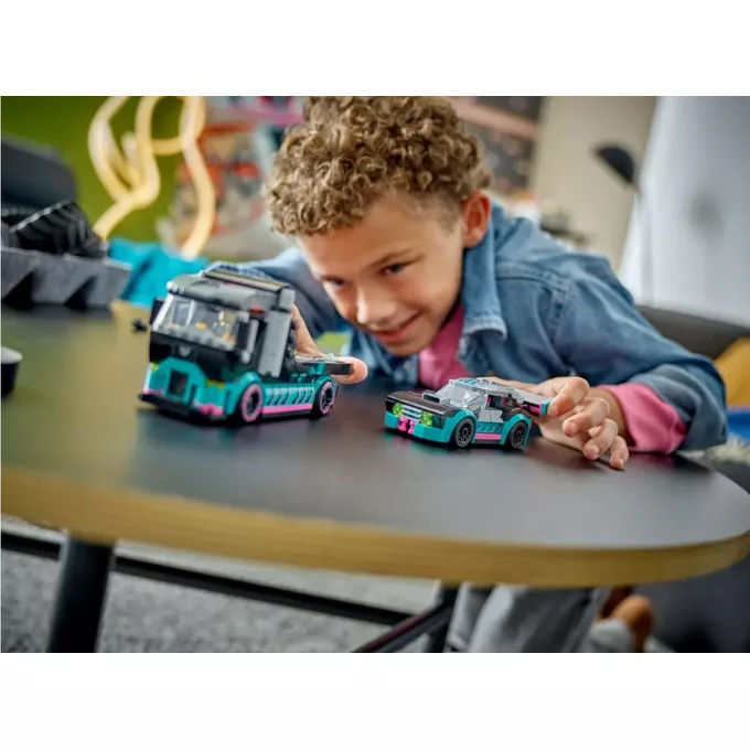 LEGO Klocki City 60406 Samochód wyścigowy i laweta