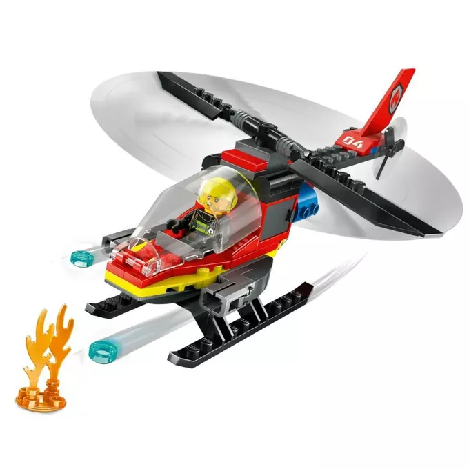 LEGO Klocki City 60411 Strażacki helikopter ratunkowy