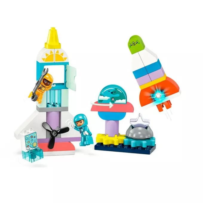 LEGO Klocki DUPLO 10422 Przygoda w promie kosmicznym 3w1