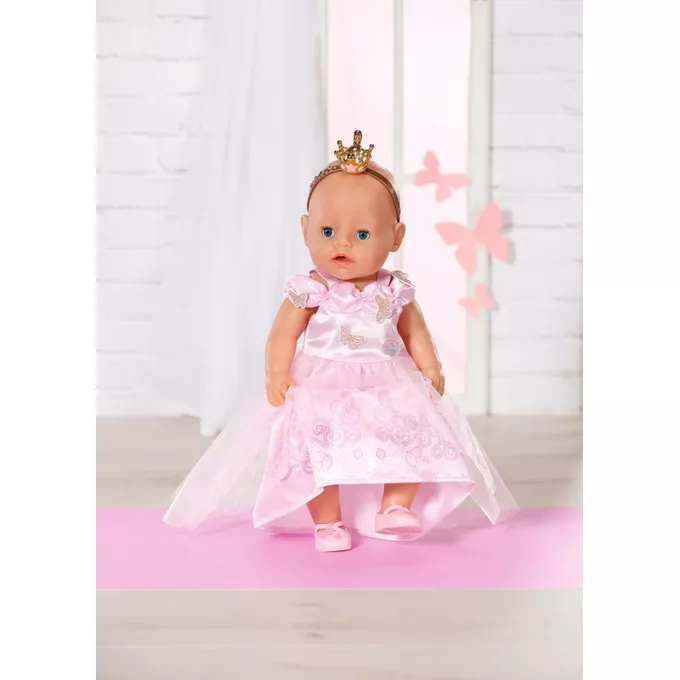Zapf Ubranko Sukienka księżniczki Deluxe dla lalki Baby Born 43 cm