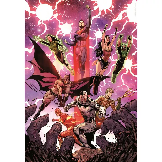 Clementoni Puzzle 1000 elementów Compact DC Comics Liga Sprawiedliwych (Justice League)