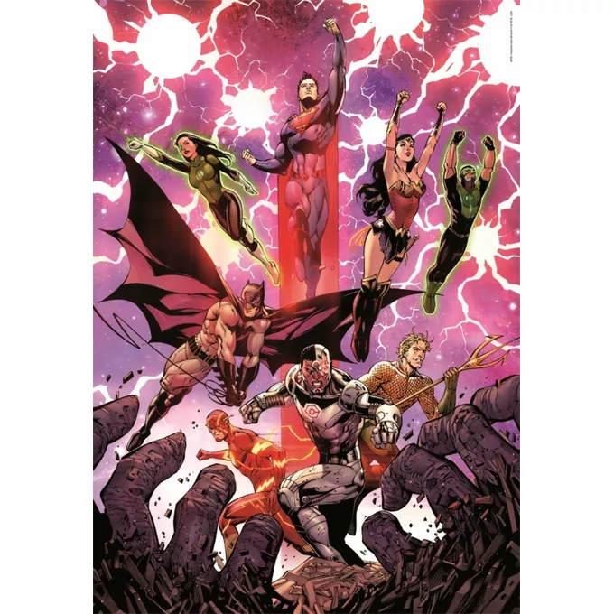 Clementoni Puzzle 1000 elementów Compact DC Comics Liga Sprawiedliwych (Justice League)