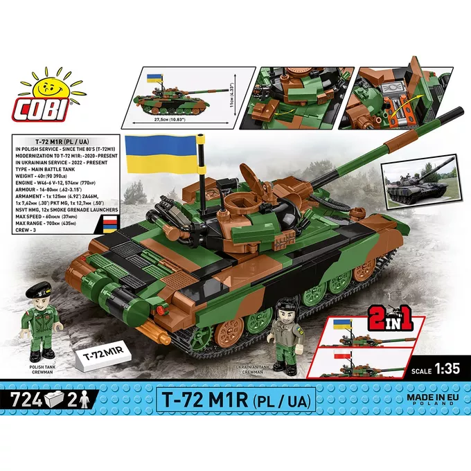 Cobi Klocki Klocki T-72M1R (PL/UA)