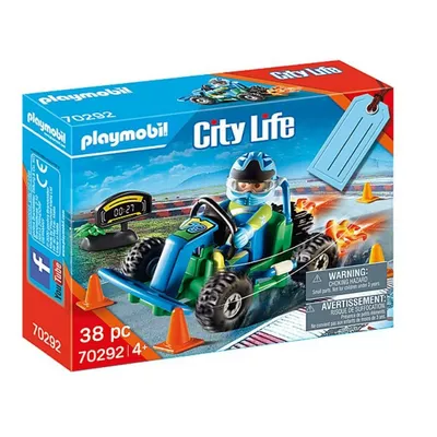 Playmobil Zestaw z figurkami City Life 70292 Zestaw upominkowy &quot;Wyścig Go-Kart&quot;