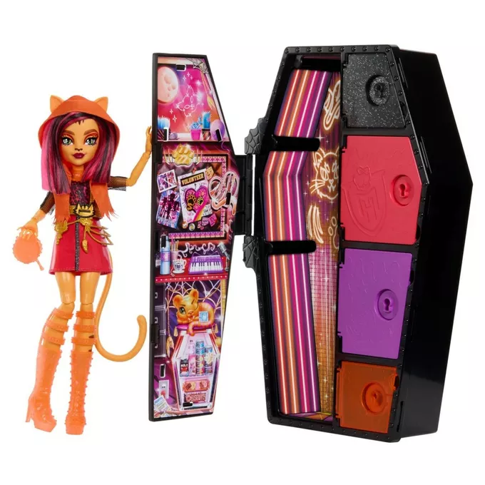 Mattel Lalka Monster High Straszysekrety Toralei Stripe
