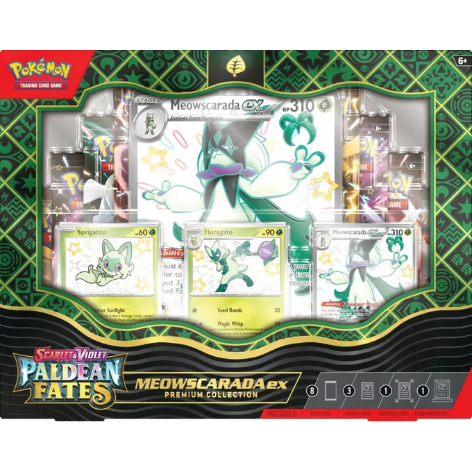 Pokemon TCG Karty Paldean Fates Premium Collection Meowscarada