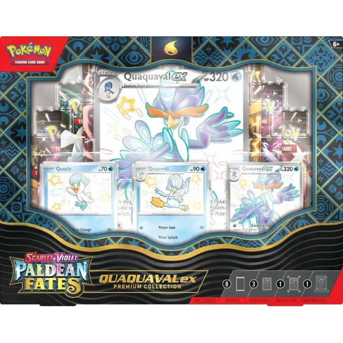 Pokemon TCG Karty Paldean Fates Premium Collection Quaquaval