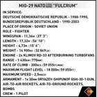 Cobi Klocki Klocki Armed Forces MiG-29 (East Germany)