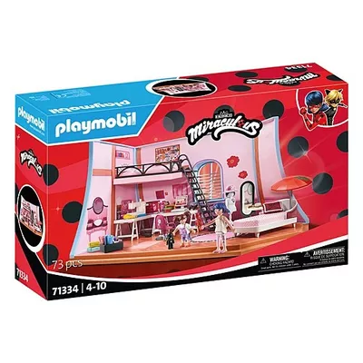 Playmobil Zestaw figurek Miraculum 71334 Poddasze Marinette