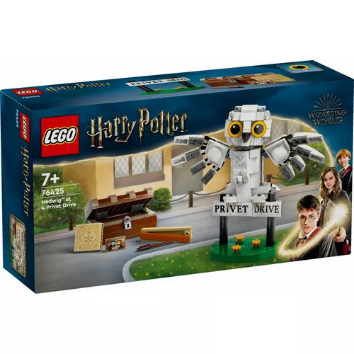 LEGO Klocki Harry Potter 76425 Hedwiga z wizytą na ul. Privet Drive 4