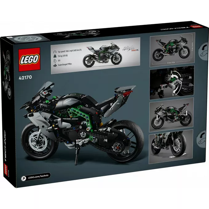 LEGO Klocki Technic 42170 Motocykl Kawasaki Ninja H2R